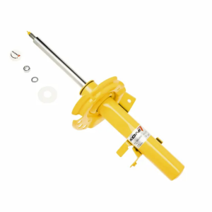 Ford Focus ST Shock Absorber - Front Left - KONI - KONI Sport, Externally Adjustable, Twin-Tube Hydraulic, Low Pressure Gas, McPherson Strut - Yellow - `14-`19